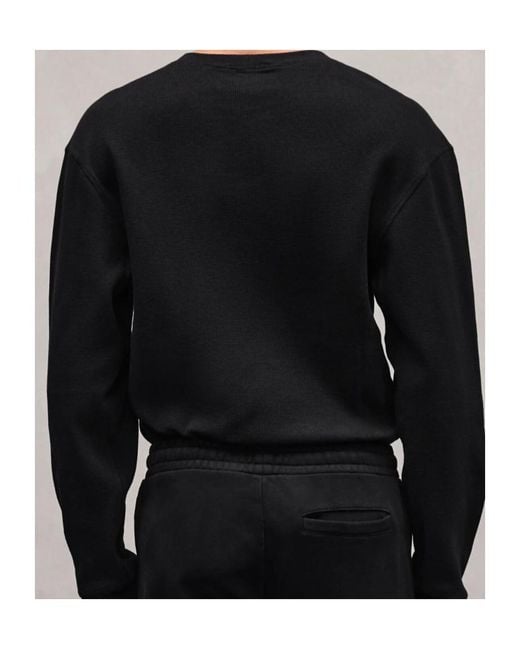 Entire studios Black Thermal Long Sleeve T-Shirt for men