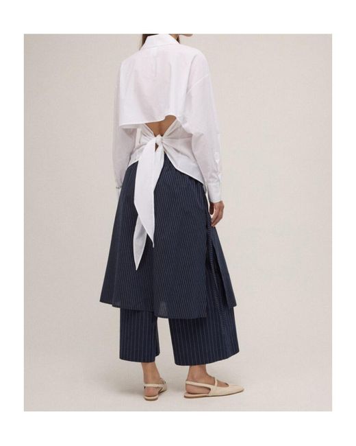Ottod'Ame White Long-Sleeved Shirt