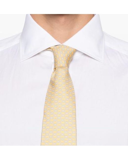 Zegna White Long Sleeve Shirt for men