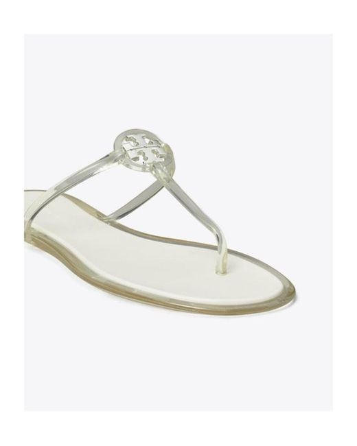 Tory Burch Metallic Mini Miller Jelly Sandals