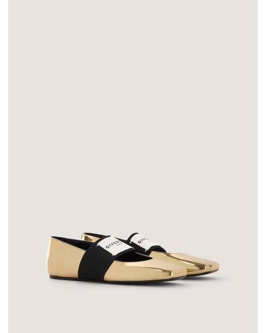 Givenchy Multicolor Sliced Square Ballerinas