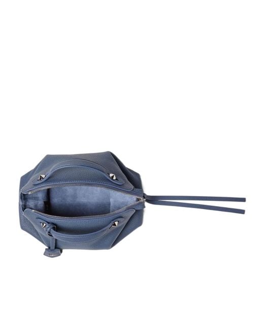 Fendi Blue By The Way Soft Medium Cuoio Romano Leather Bag