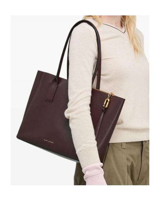 Marc Jacobs Brown Double-Handle Handbag