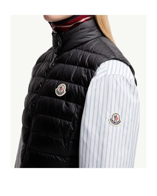 Moncler Black Igens Zip-Up Padded Gilet