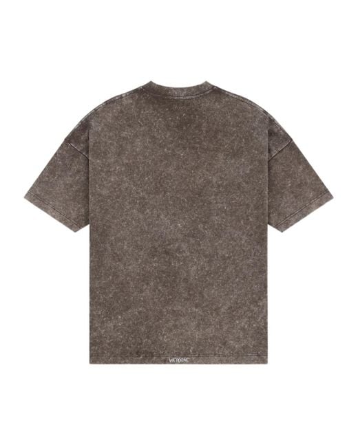 we11done Gray Open-Necked Shirt for men
