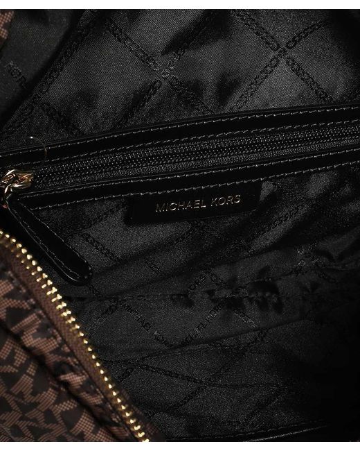 Michael Kors White Logo-Plaque Detail Crossbody Bag