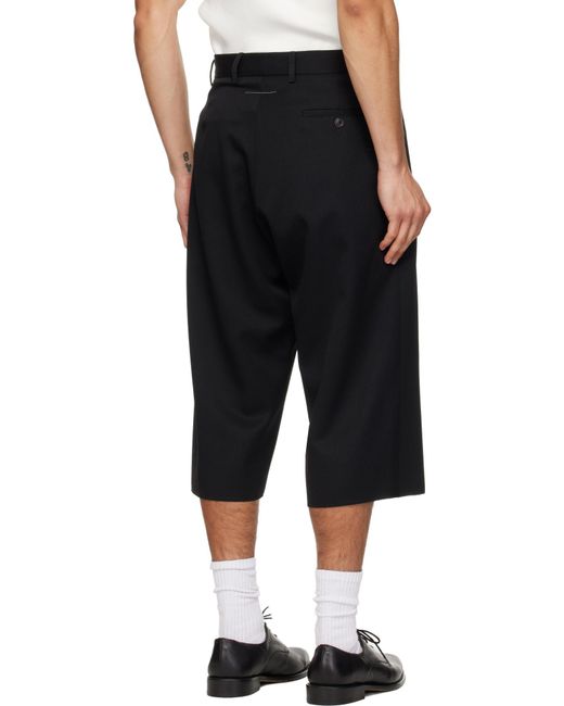 MM6 by Maison Margiela Blue Loose Fit Shorts for men
