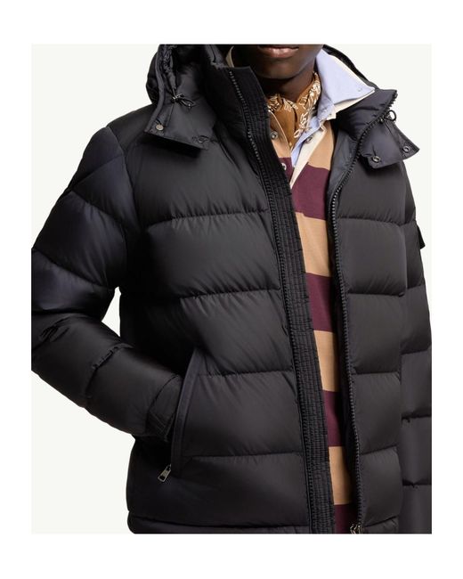 Moncler Black Maya Matte Short Down Jacket for men