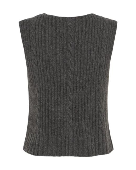 Enfants Riches Deprimes Black Fitted V-Neck Vest