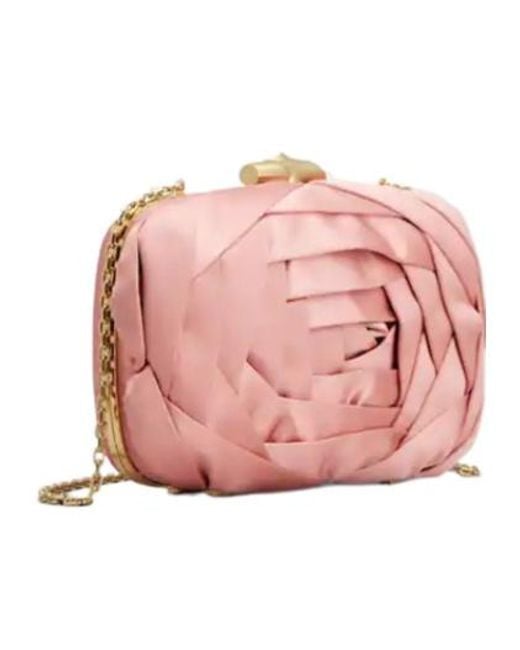 Roger Vivier Pink Rose Vivier Clutch