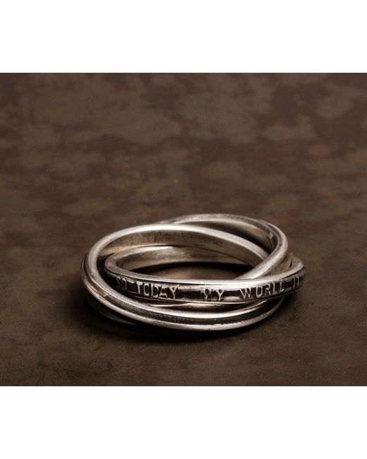 Werkstatt:münchen Metallic Stylised Ring