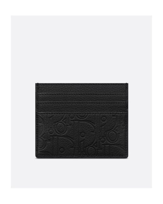 Dior Black Card Holder for men