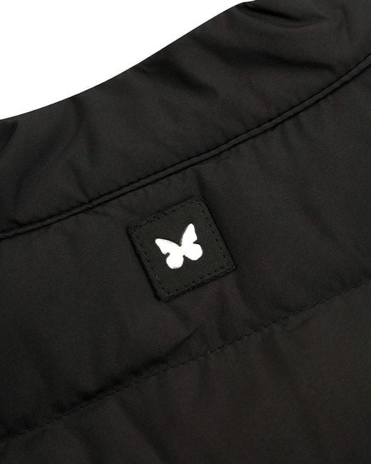 Weekend by Maxmara Black Logo Quilted Down Jacket