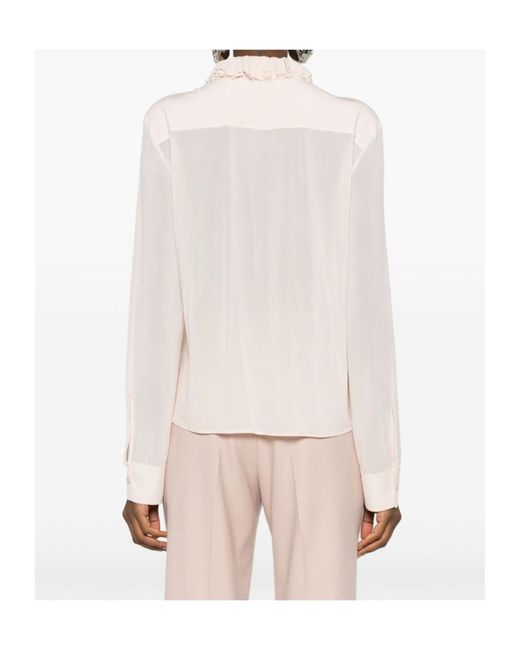 Philosophy Di Lorenzo Serafini White Front Detailed Shirt