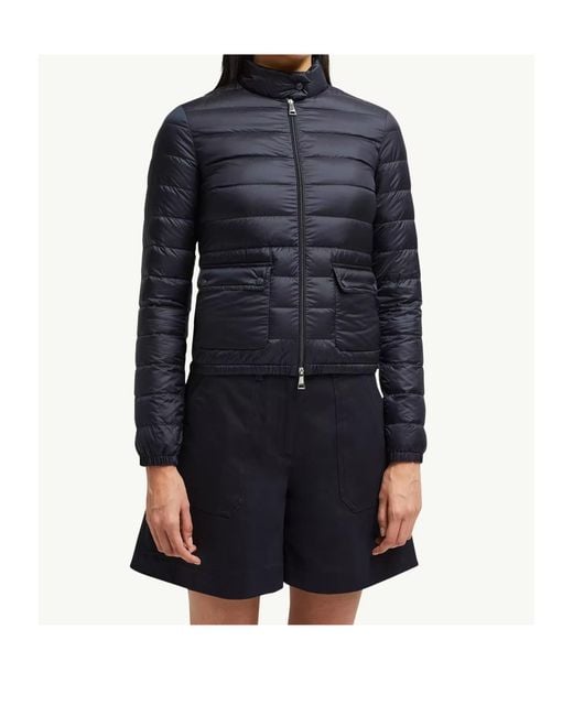 Moncler Blue Lans Short Down Jacket