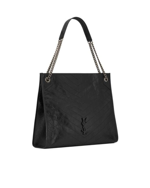 Saint Laurent Black Niki Large Shopping