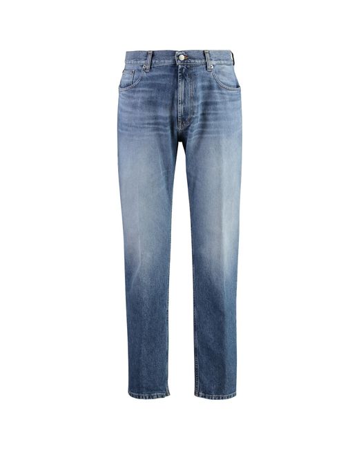 Dondup Blue Andi 5 Pocket Straight Fit Jeans for men