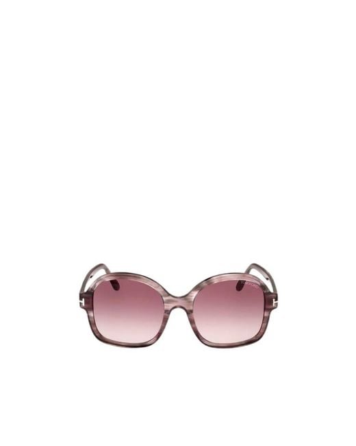 Tom Ford Pink Logo Sunglasses