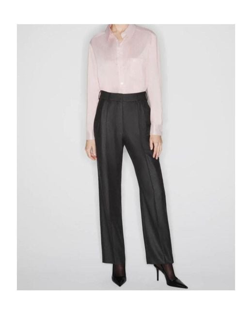 Blazé Milano Black Virgin Wool Trousers