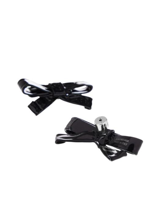 Balenciaga Multicolor Bow Detailed Earrings