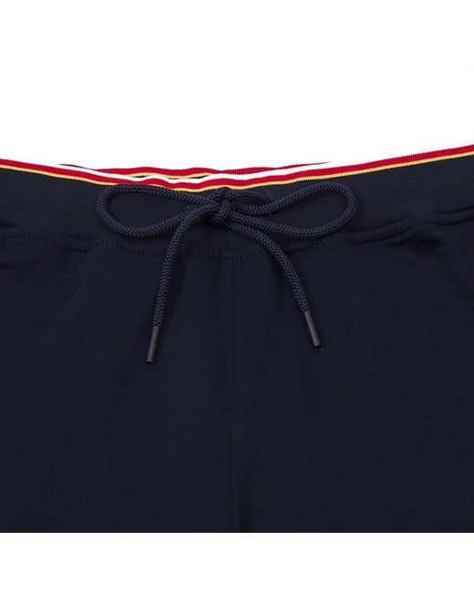 Paul & Shark Blue Logo Patch Shorts for men