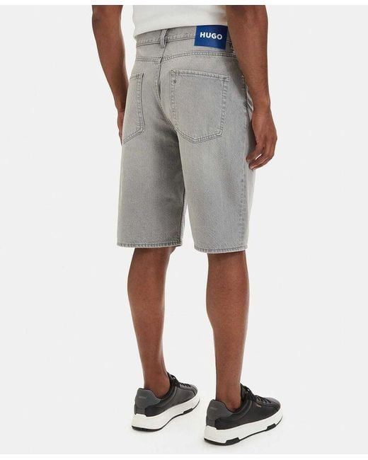 Boss Blue Belt Loop Shorts for men