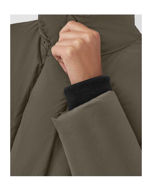 Canada Goose Green Junction Cropped Puffer Label