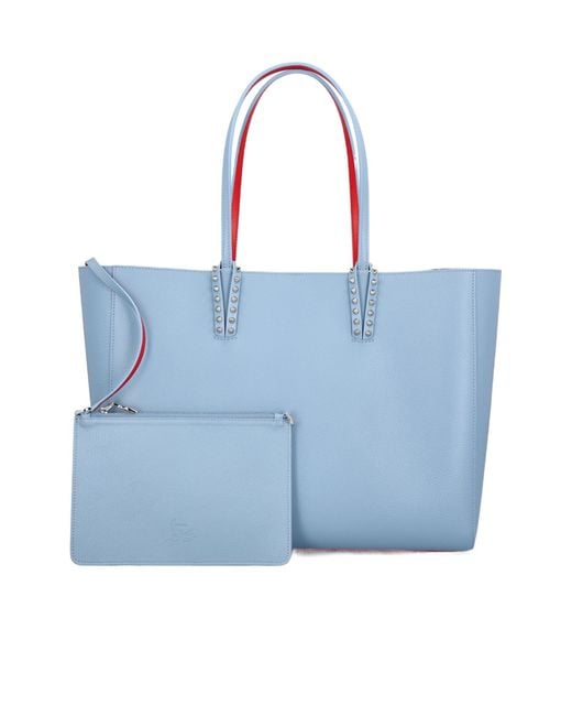 Christian Louboutin Blue Cabata Large Tote Bag