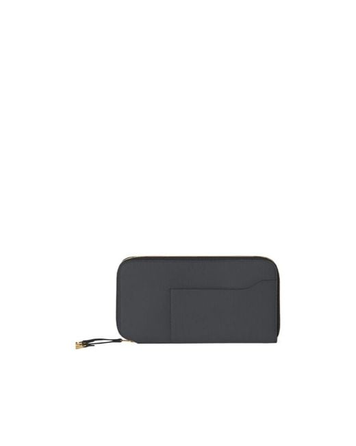 Loro Piana White Zipper Wallet
