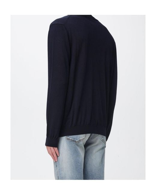 Roberto Collina Blue Turtleneck Sweater for men