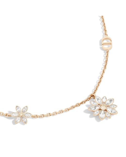 Dior White Fleur De Glace Necklace
