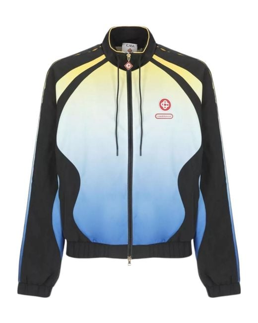 Casablanca Blue Balck Gradient Jacket for men