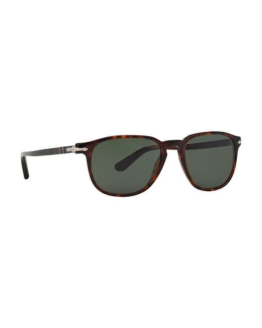Persol Green Rectangular Frame Sunglasses for men