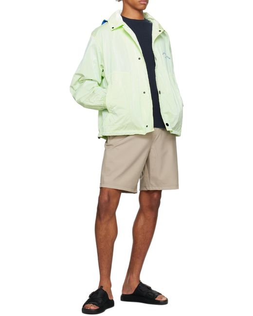 Stone Island White Marina Coach Jacket for men