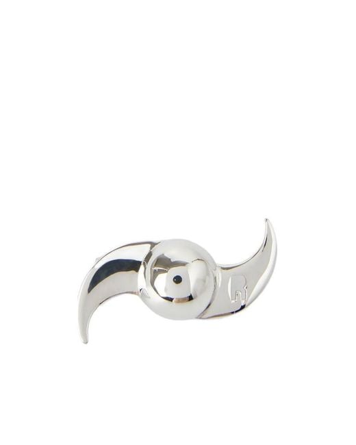 Raf Simons White Brooch