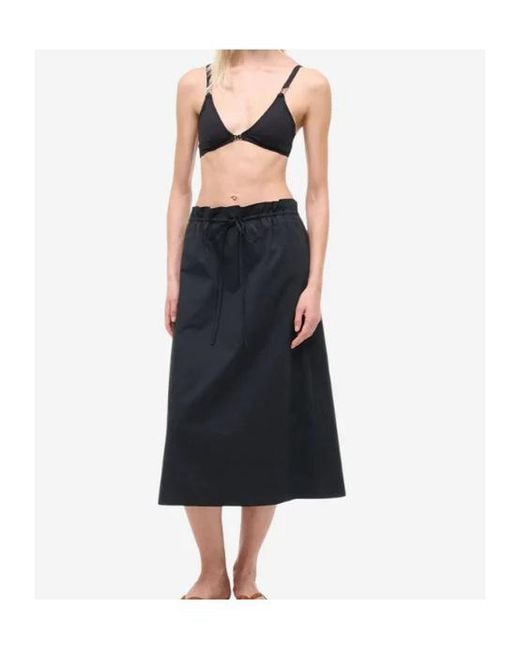 Staud Black Shore Skirt