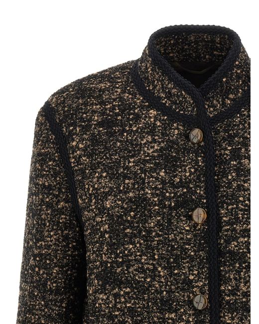 Blazé Milano Black 'Katara Curly' Blazer
