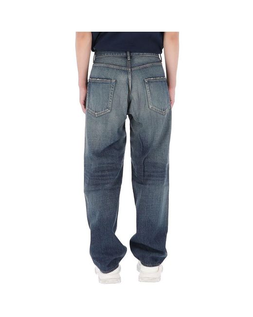 Nanamica Blue Salvage Straight-Leg Jeans for men