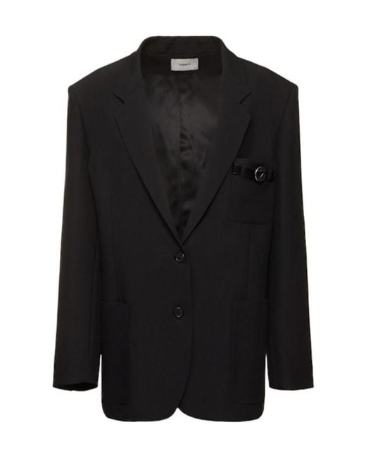 Coperni Black Long-Sleeved Suit Coat