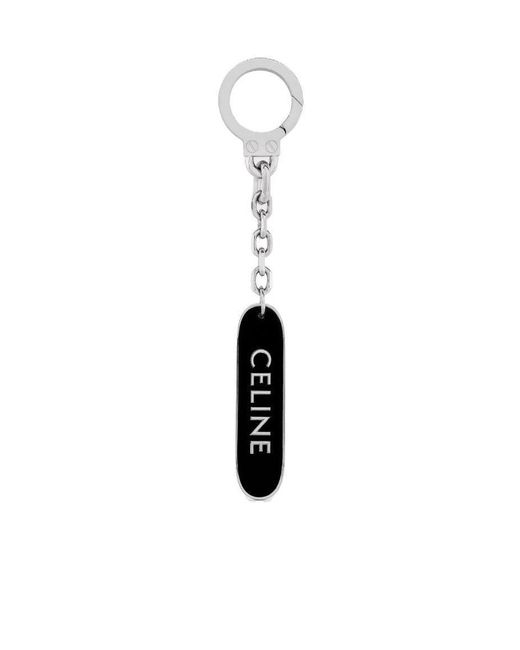 Céline White Skateboard Charm for men