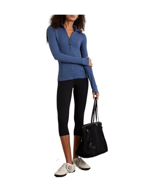 lululemon athletica Blue Zip-Up Yoga Athletic Jacket