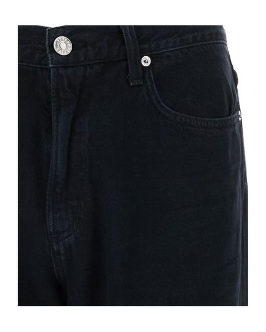 Agolde Black Curtis Straight-Leg Jeans for men