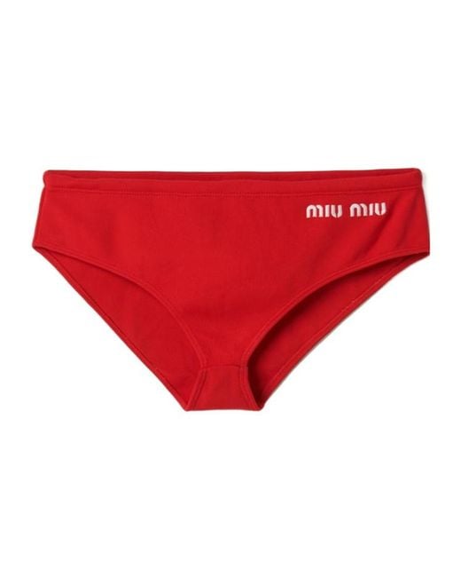 Miu Miu Red Swimsuit