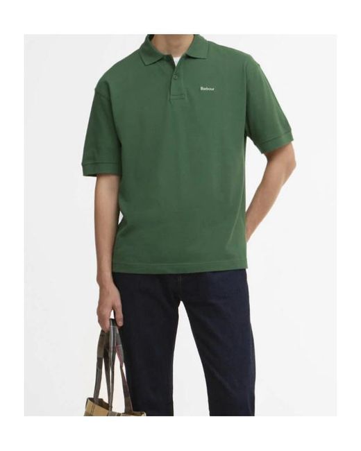 Barbour Green Hexham Polo Shirt for men