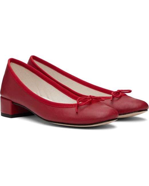 Repetto Red Camille Ballet Shoes