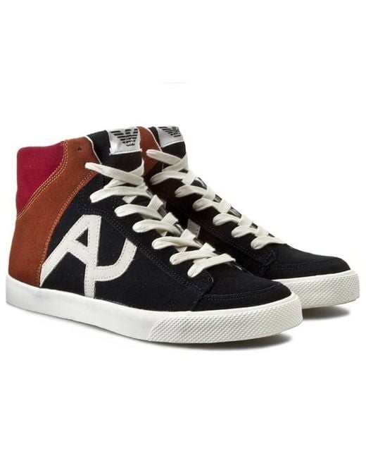 Armani Jeans Brown Logo Details Casual Sports Shoes for men