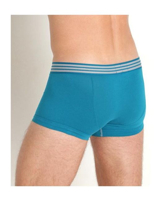 Emporio Armani Blue Elastic Waist Underwear for men