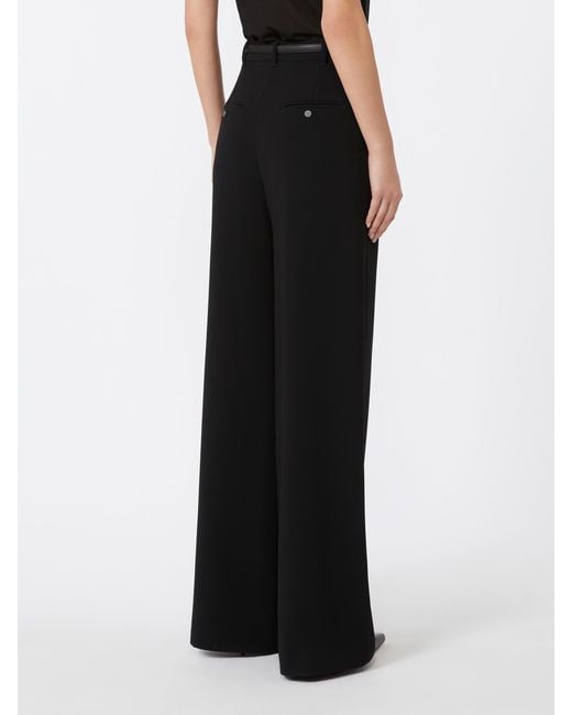 Max Mara Black Studio Jez Flared Trousers