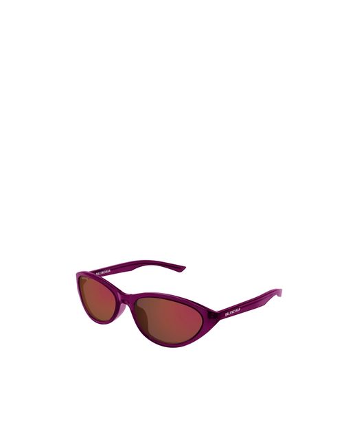 Balenciaga Purple Eyewear Cat-Eye Frame Sunglasses