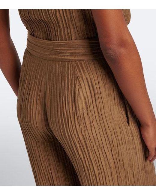 Joseph Brown Selene Wide-Leg Pants